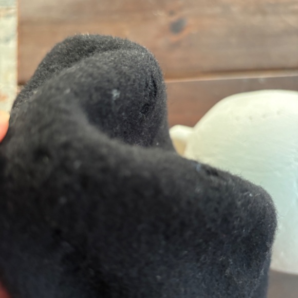 Vintage French Beret Wool Hat with Attached Wig - Picture 2 of 8